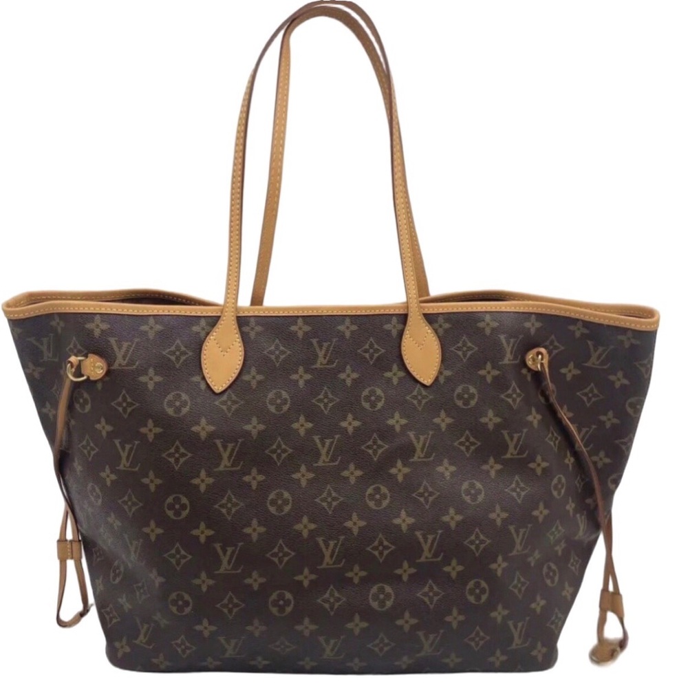 LOUIS VUITTON Monogram Neverfull GM Beige Interior w/ LV DUST BAG ORGANIZER COA